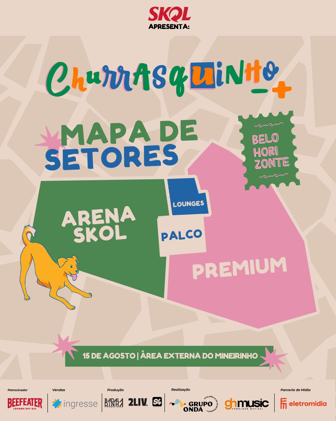 Mapa de CHURRASQUINHO MENOS E MAIS BH 2026