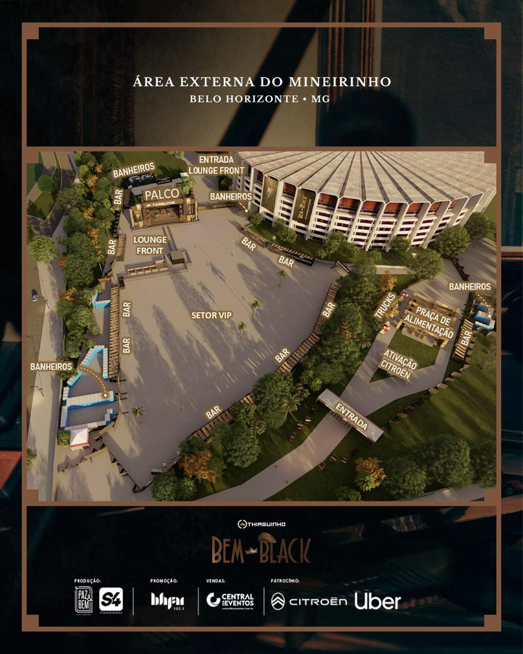 Mapa de THIAGUINHO BEM BLACK BH