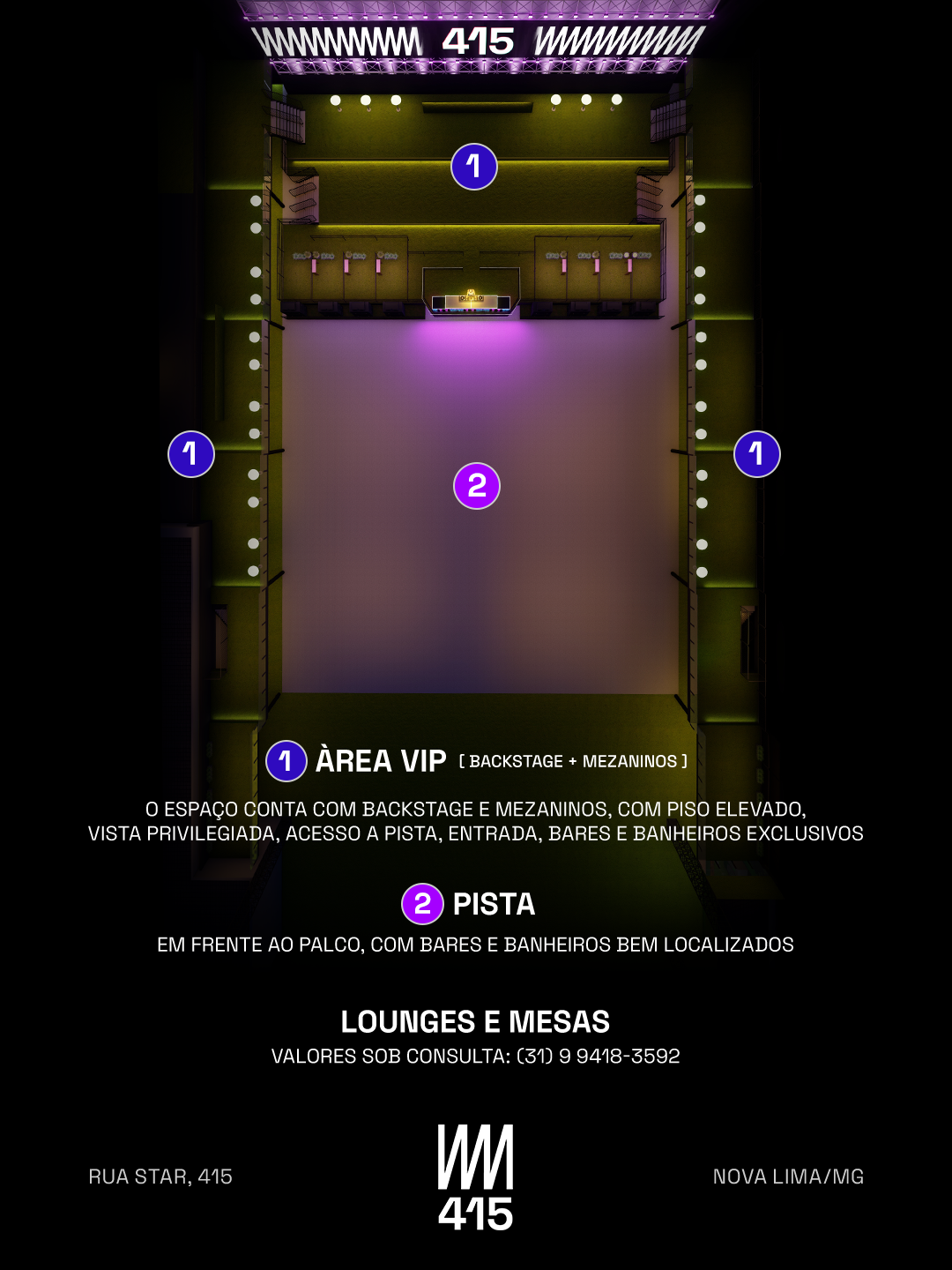 Mapa de REWIND - CLUB 415
